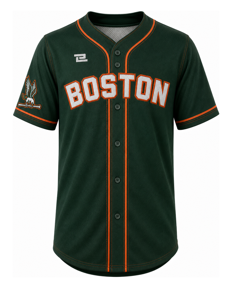 WPBL Boston Away Official Full-Button Jersey image 1