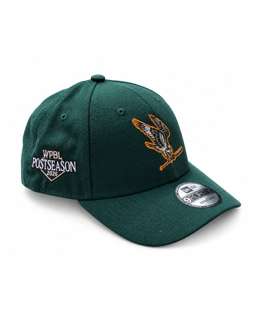 Boston Hunters 2026 Postseason New Era 9FORTY Cap with postseason badge on white background