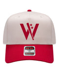 OTTO Structured Cap - Cream/Red