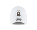 Los Angeles New Era 9FORTY Primary Logo White Cap - Front