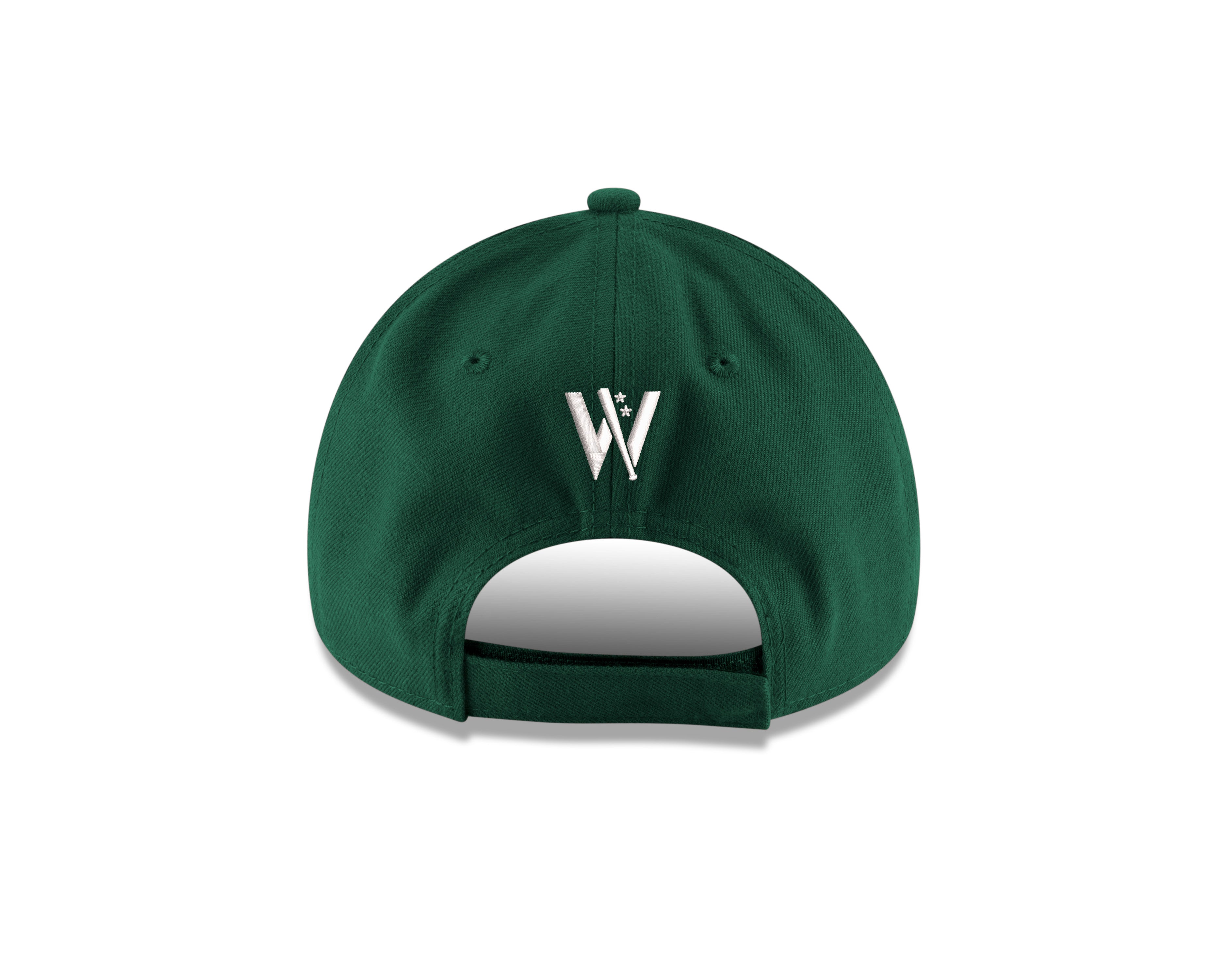 Boston New Era 9FORTY Primary Logo Green Cap - Rear