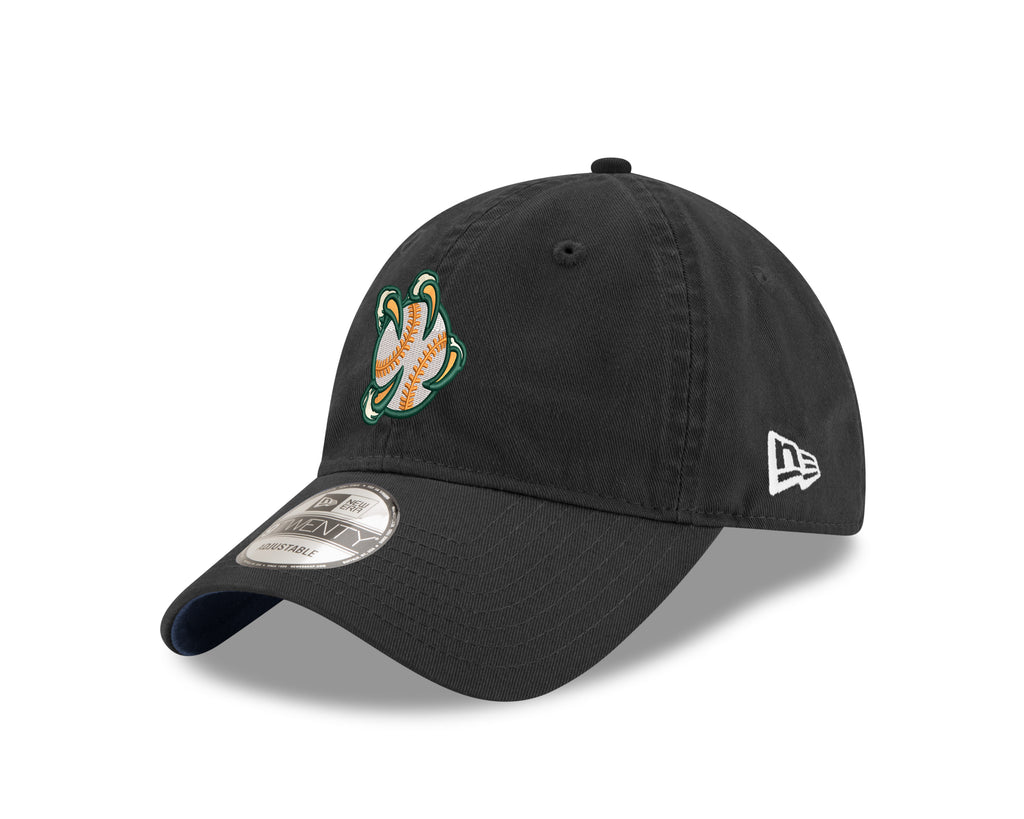 Boston New Era 9TWENTY Secondary Logo Black Cap - Left three-quarter view