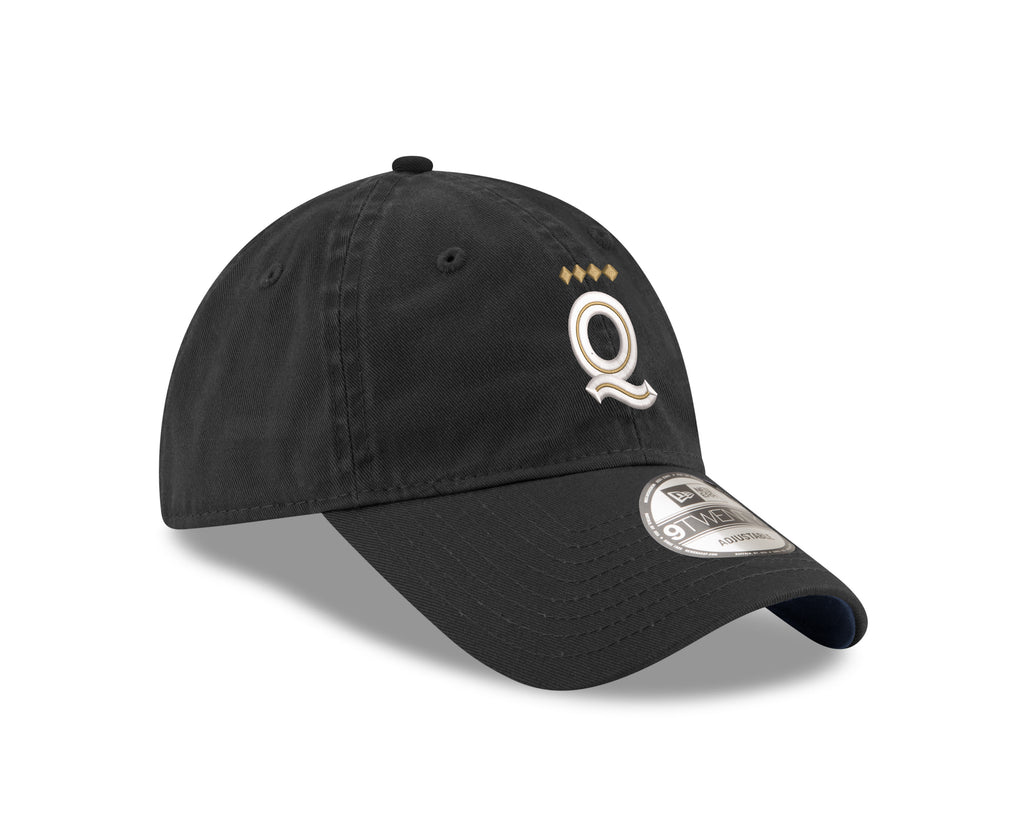 Los Angeles New Era 9TWENTY Secondary Logo Black Cap - Right three-quarter view