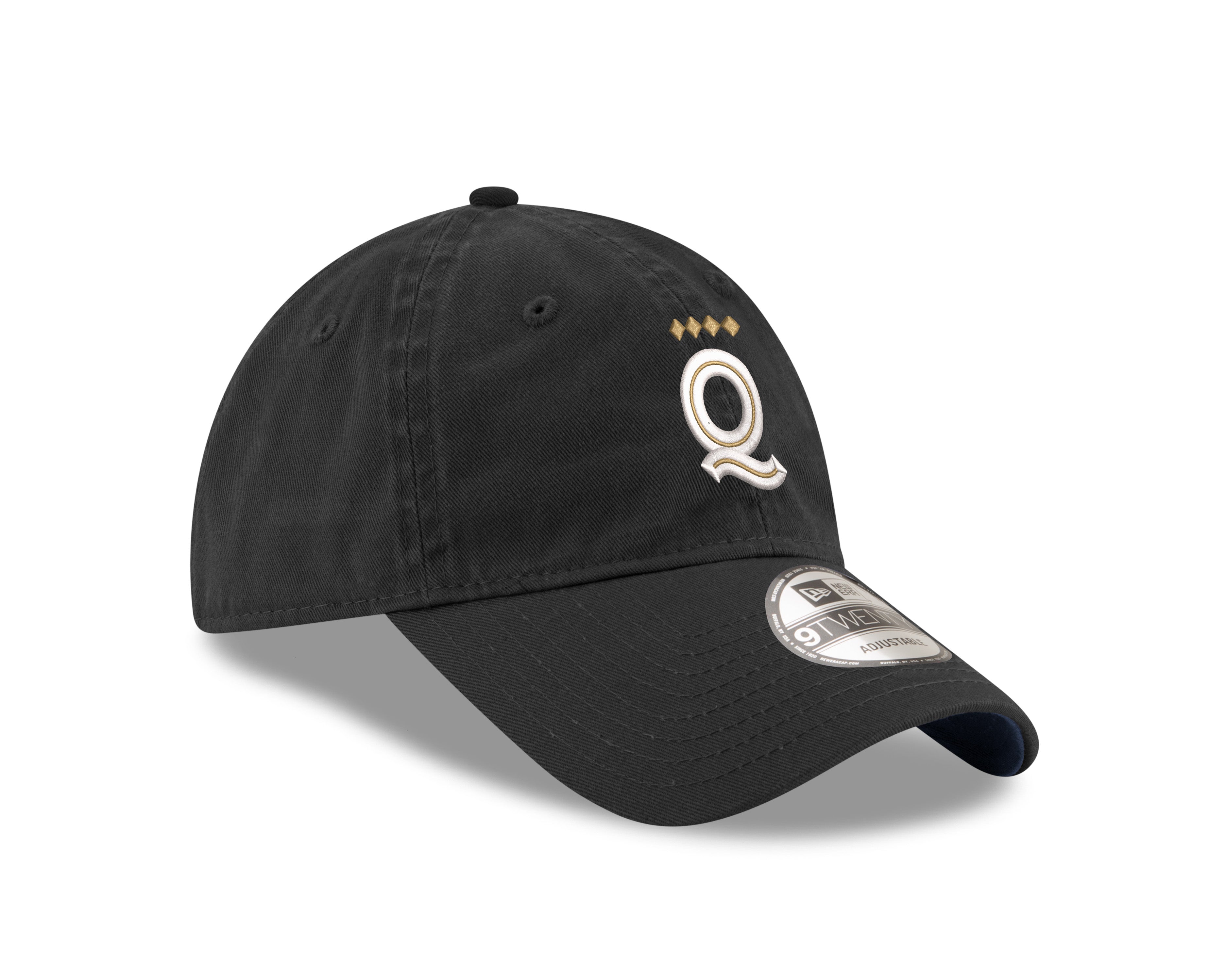 Los Angeles New Era 9TWENTY Secondary Logo Black Cap - Right three-quarter view