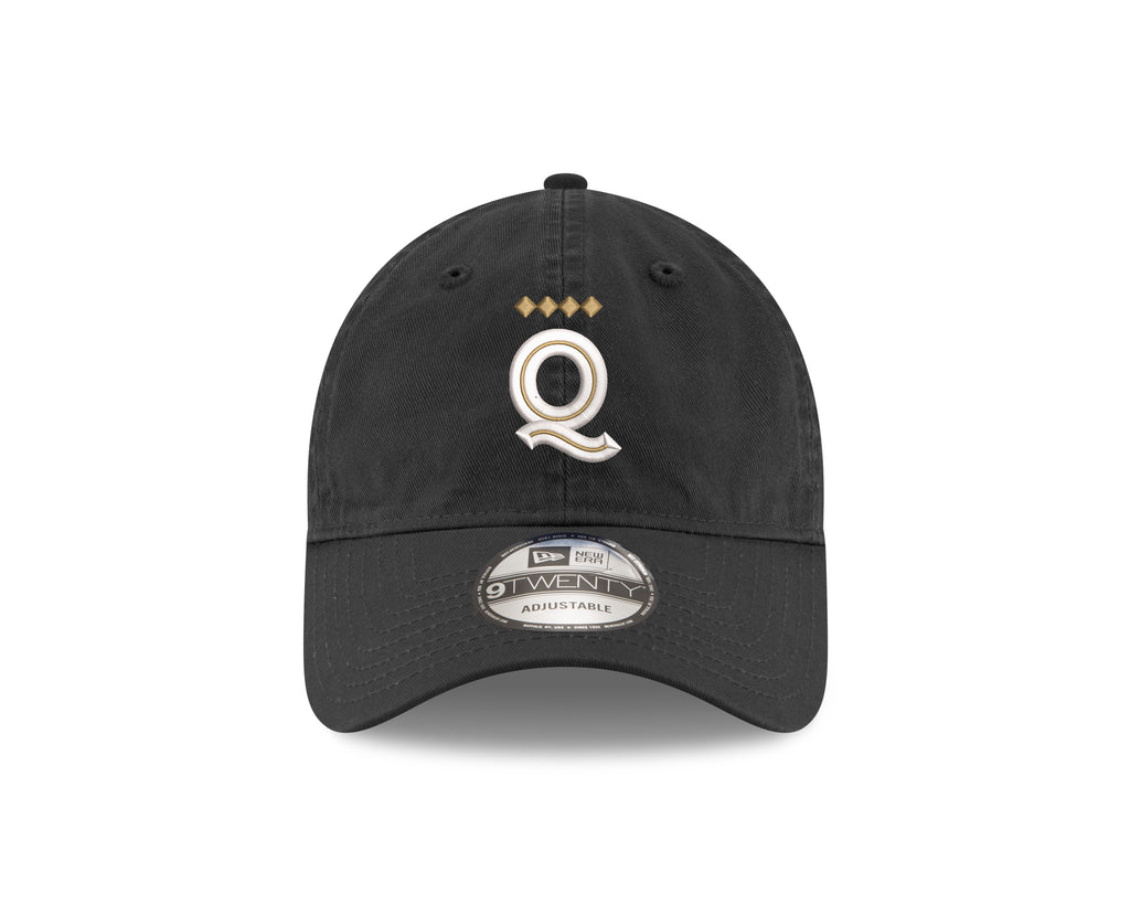 Los Angeles New Era 9TWENTY Secondary Logo Black Cap - Front