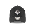 New York New Era 9TWENTY Secondary Logo Black Cap - Front