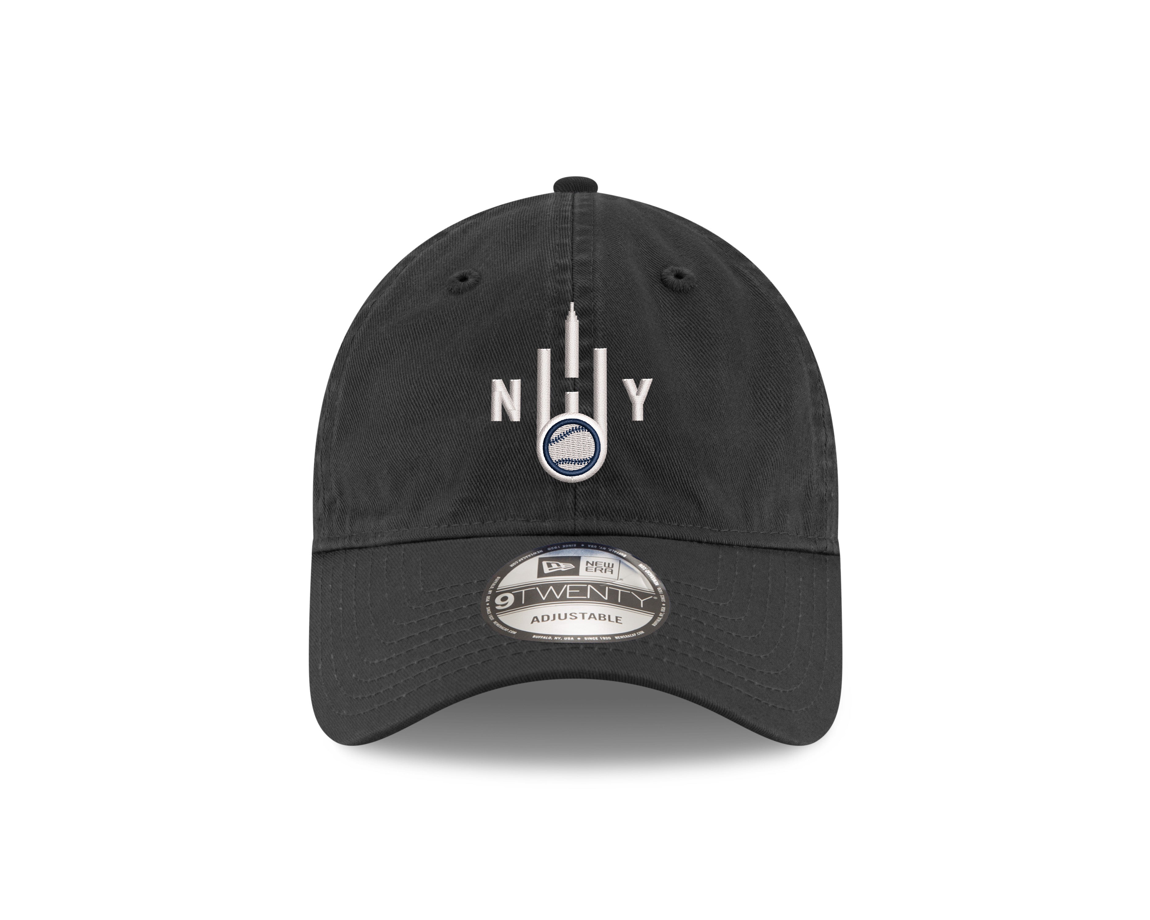 New York New Era 9TWENTY Secondary Logo Black Cap - Front