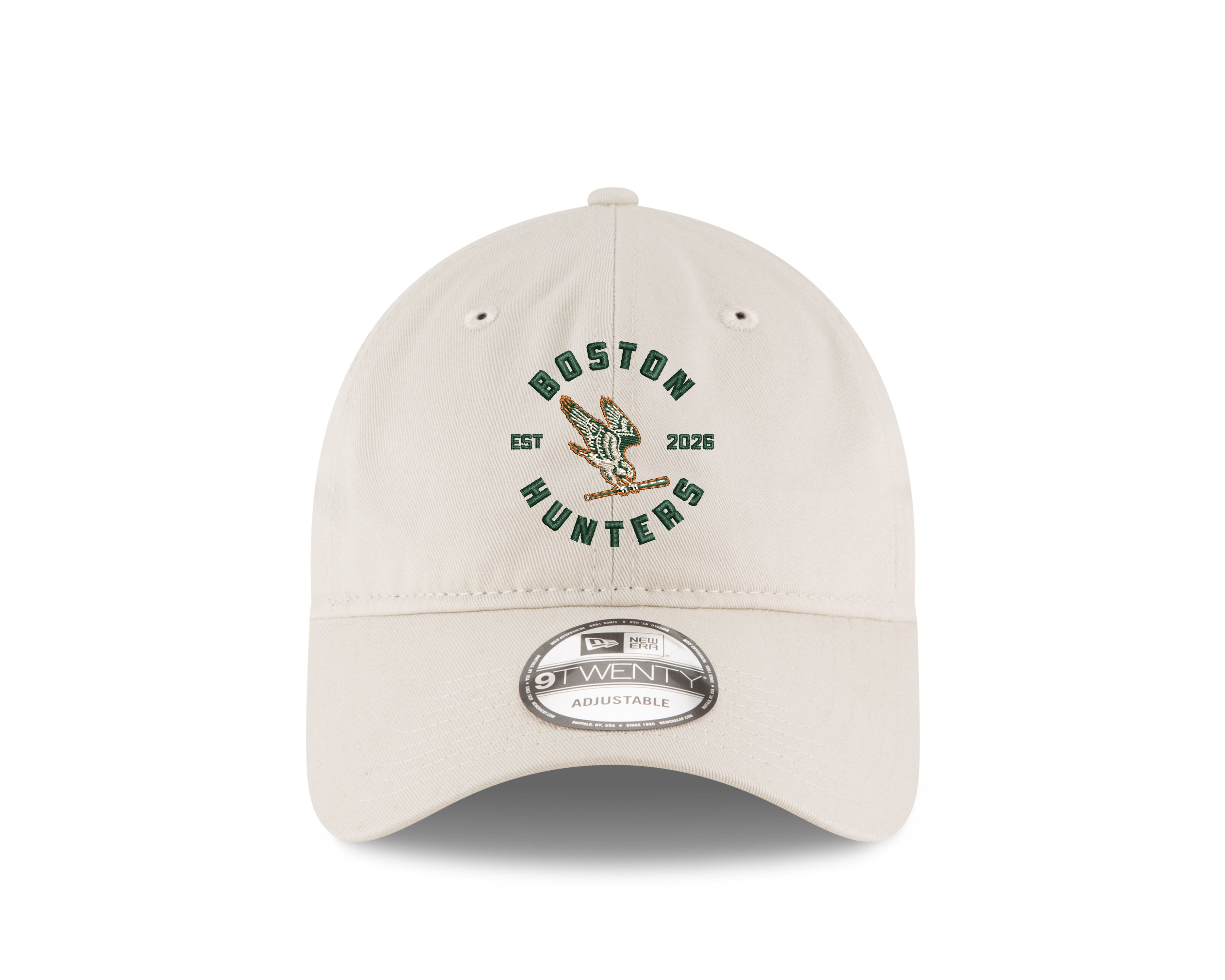 Boston New Era 9TWENTY Roundel Logo Stone Cap - Front