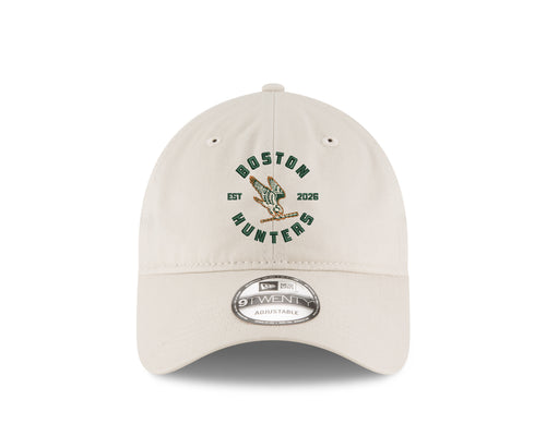 Boston New Era 9TWENTY Roundel Logo Stone Cap - Front