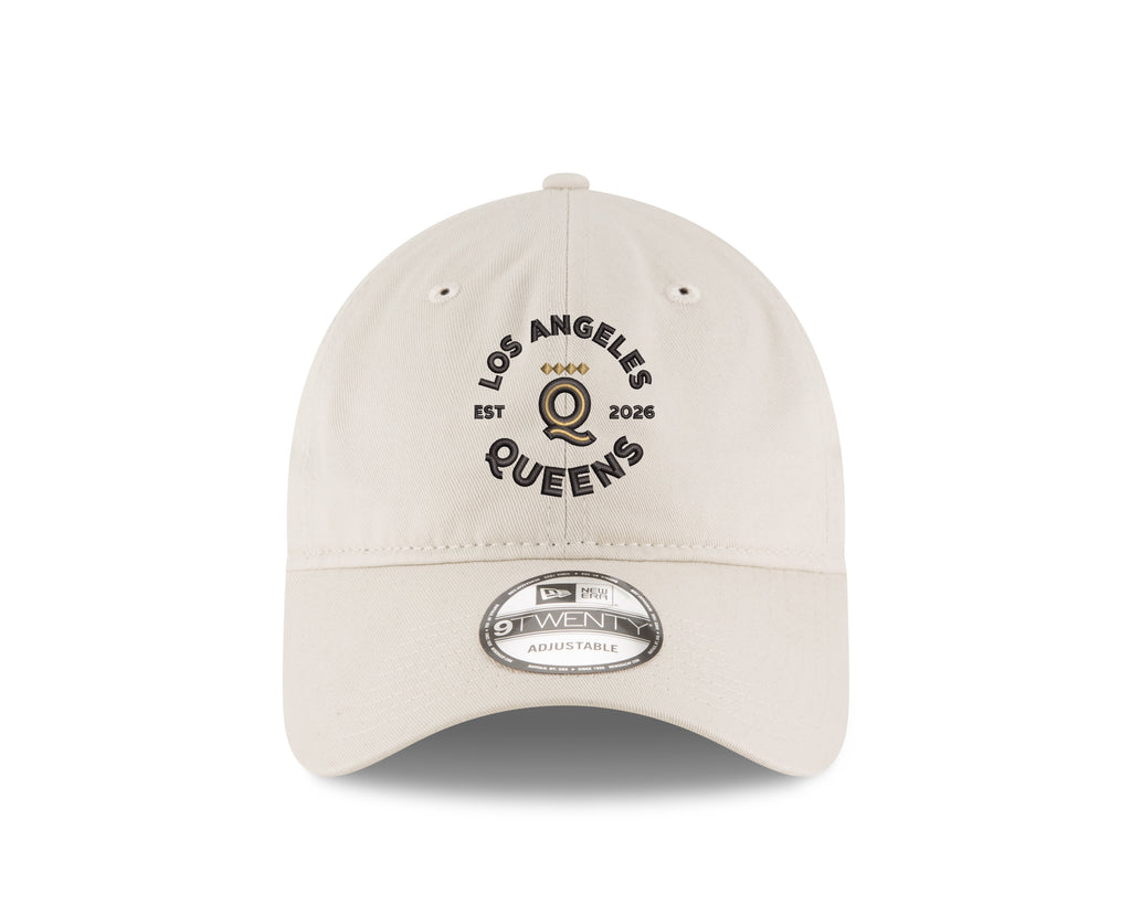 Los Angeles New Era 9TWENTY Roundel Logo Stone Cap - Front