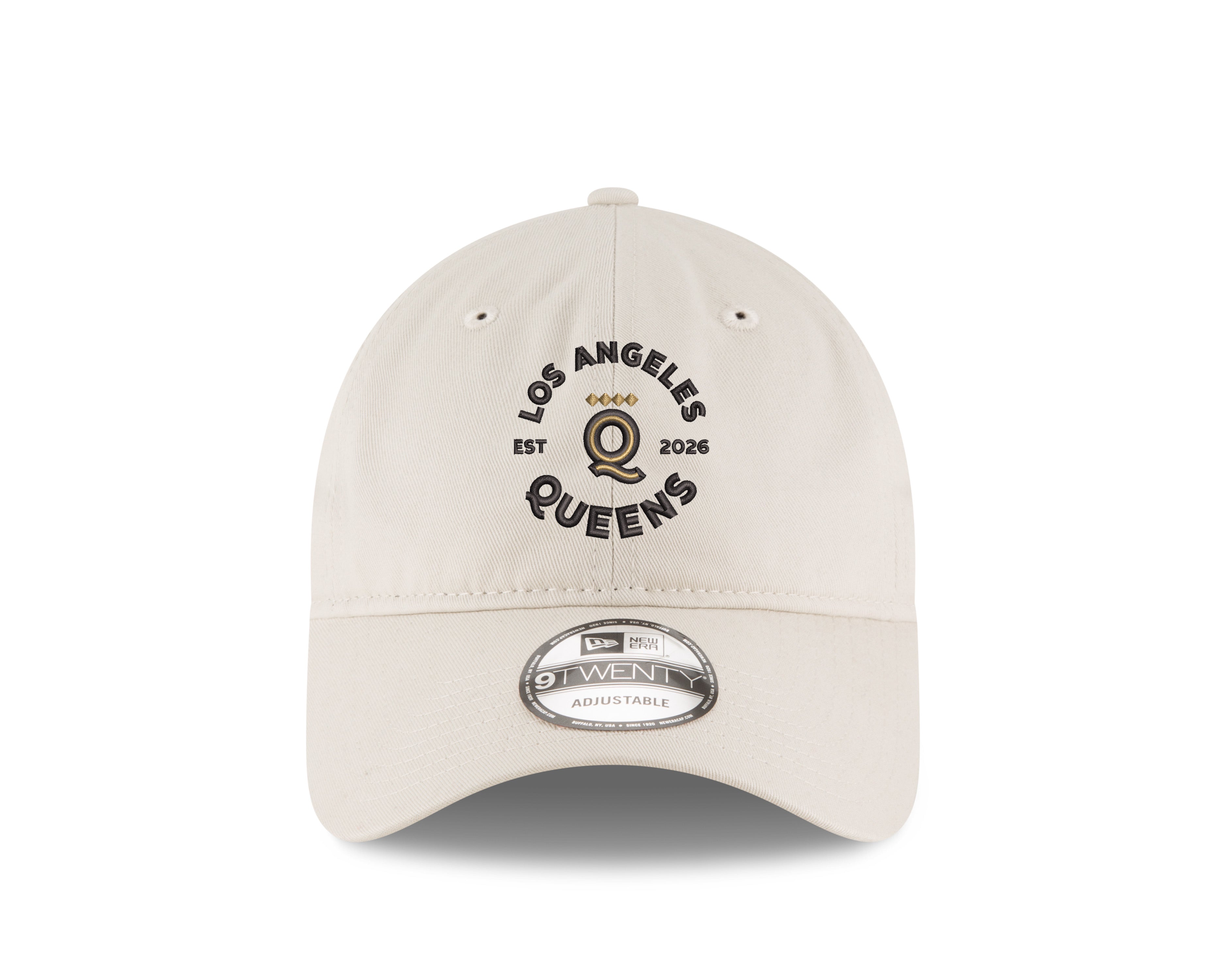 Los Angeles New Era 9TWENTY Roundel Logo Stone Cap - Front