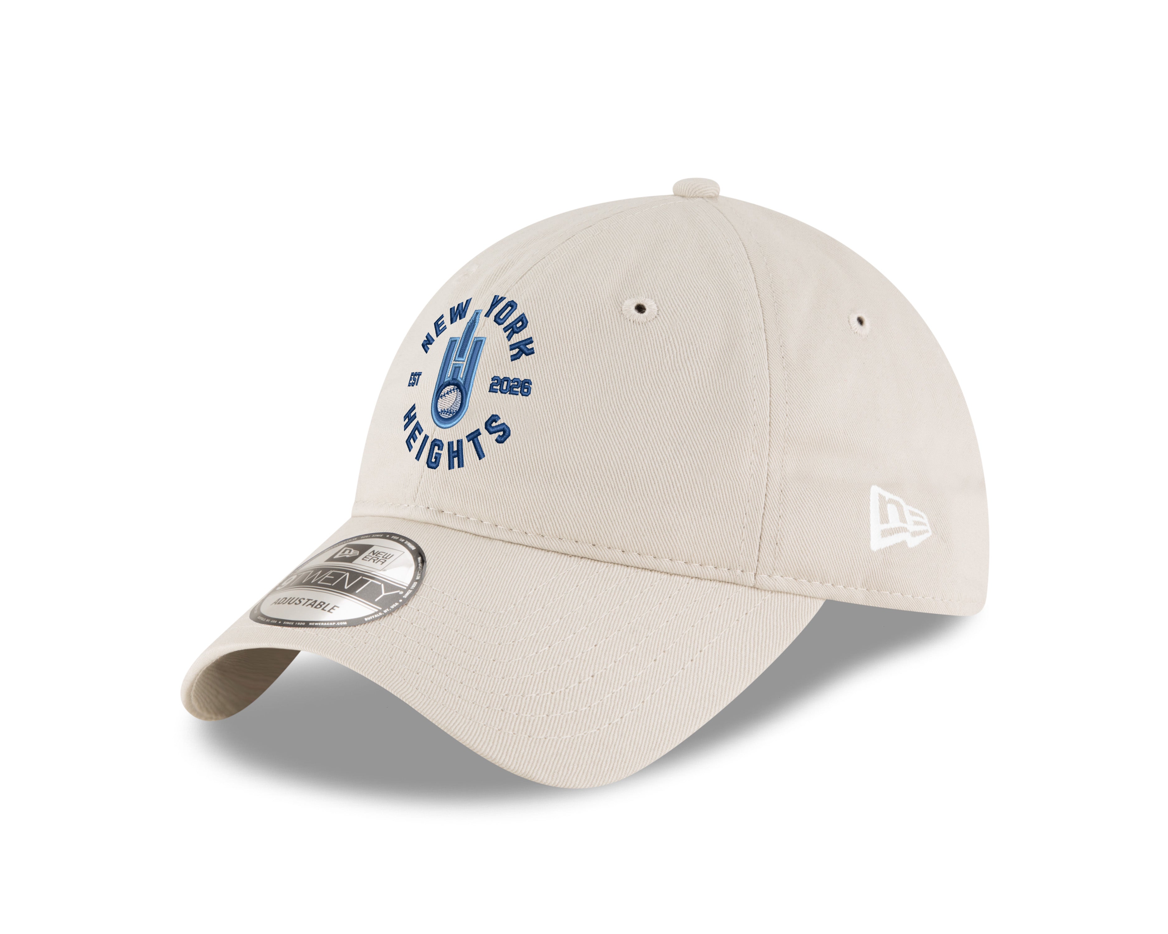 New York New Era 9TWENTY Roundel Logo Stone Cap - Left three-quarter view