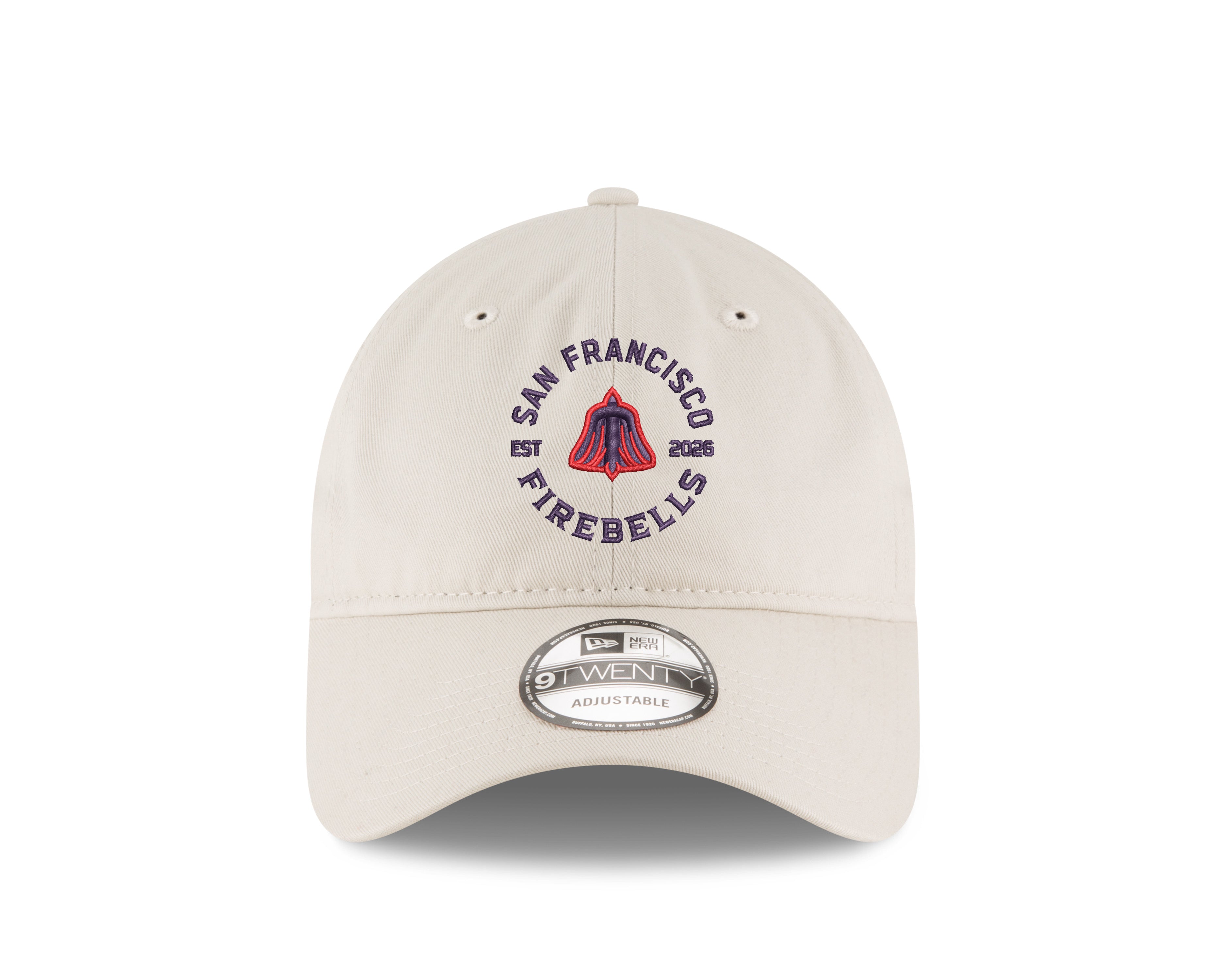 San Francisco New Era 9TWENTY Roundel Logo Stone Cap - Front