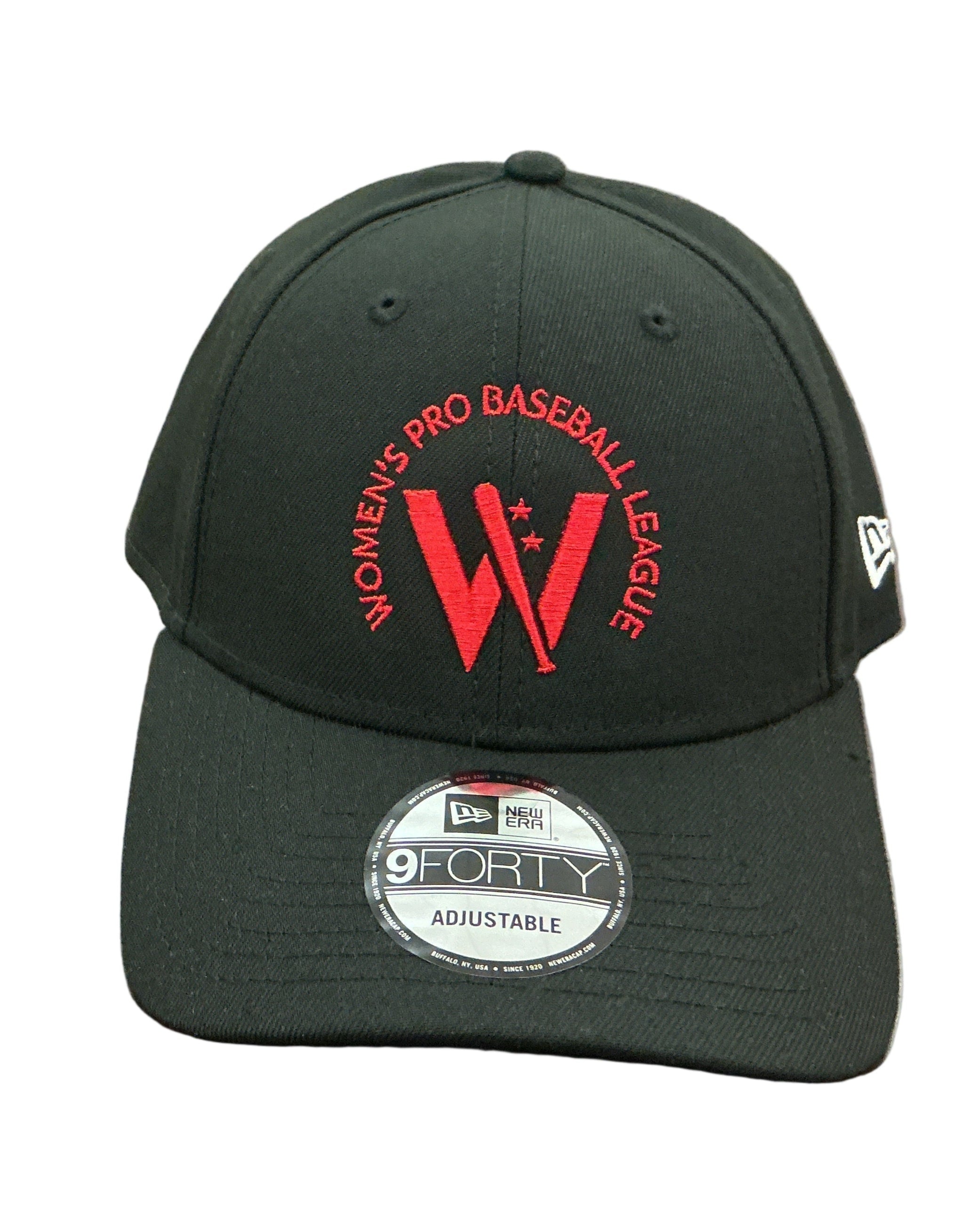 New Era Black 9Forty W Logo Cap