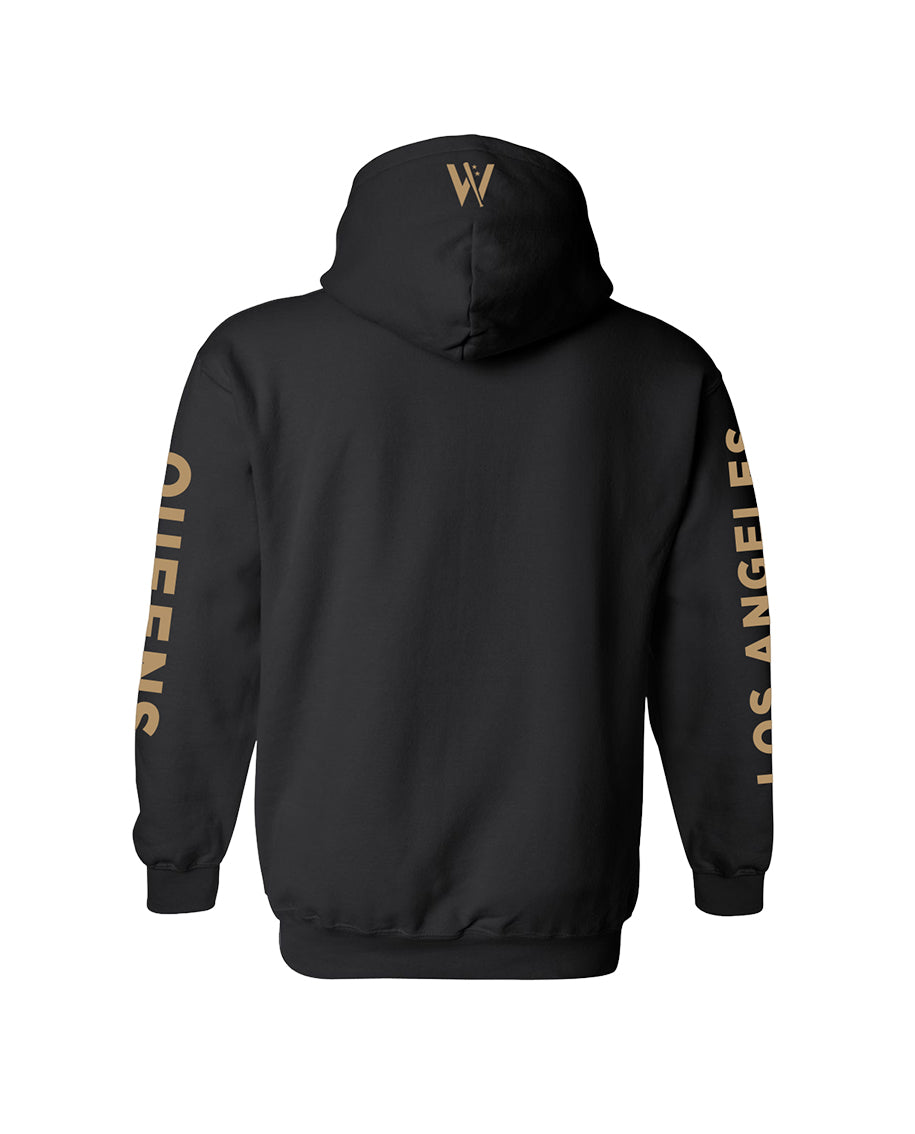 Los Angeles Premium Pullover Hoodie - Black