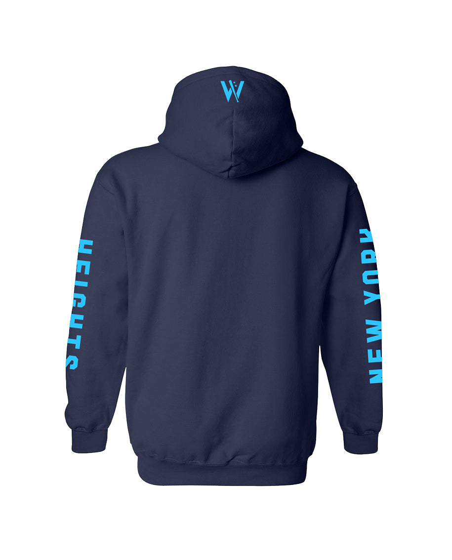 トップス BoTT Scattered Logo Hoodie L Navy New York Premium Pullover Hoodie - Navy – Women's Pro Baseball League