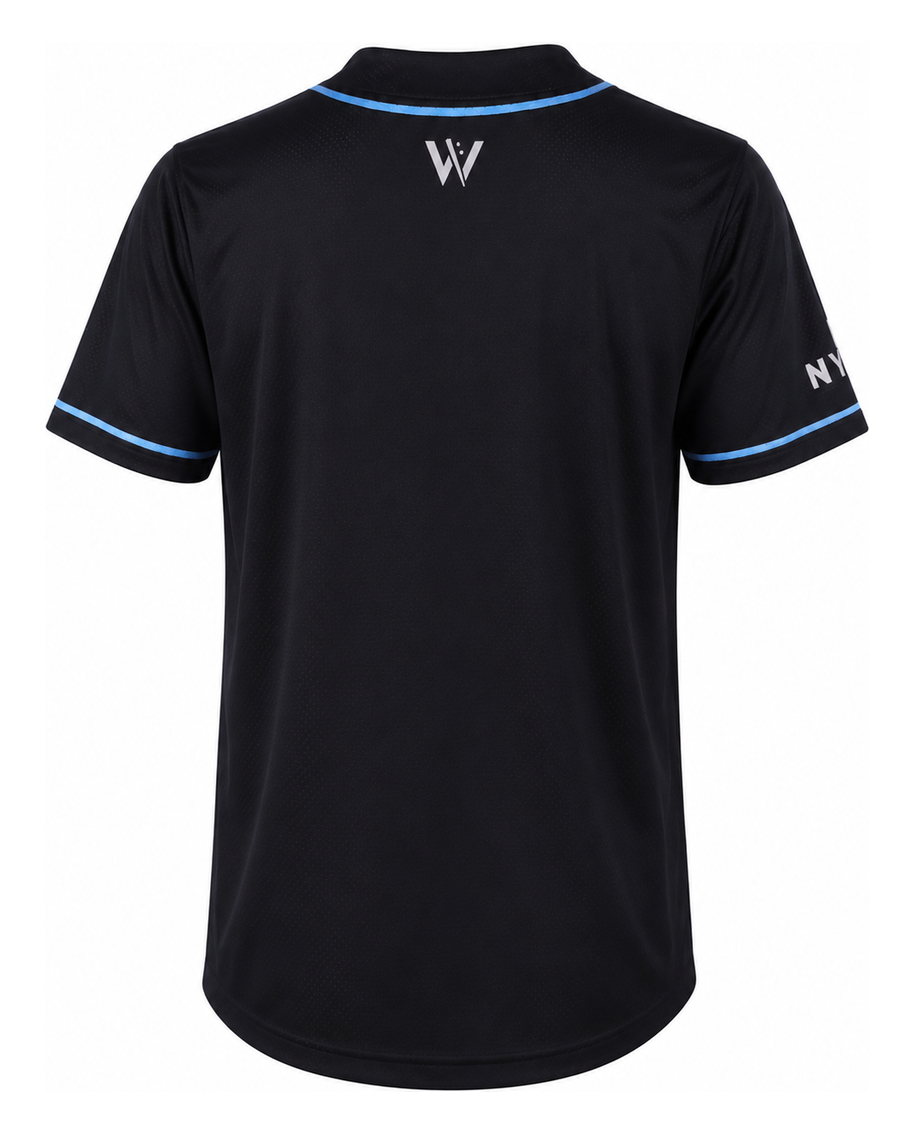 WPBL New York Away Official Full-Button Jersey image 2