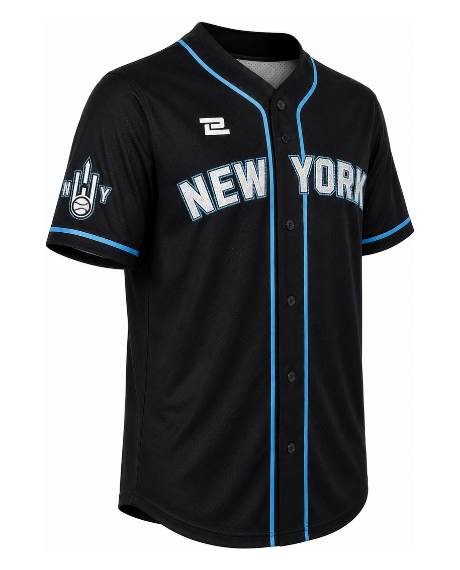WPBL New York Away Official Full-Button Jersey image 3