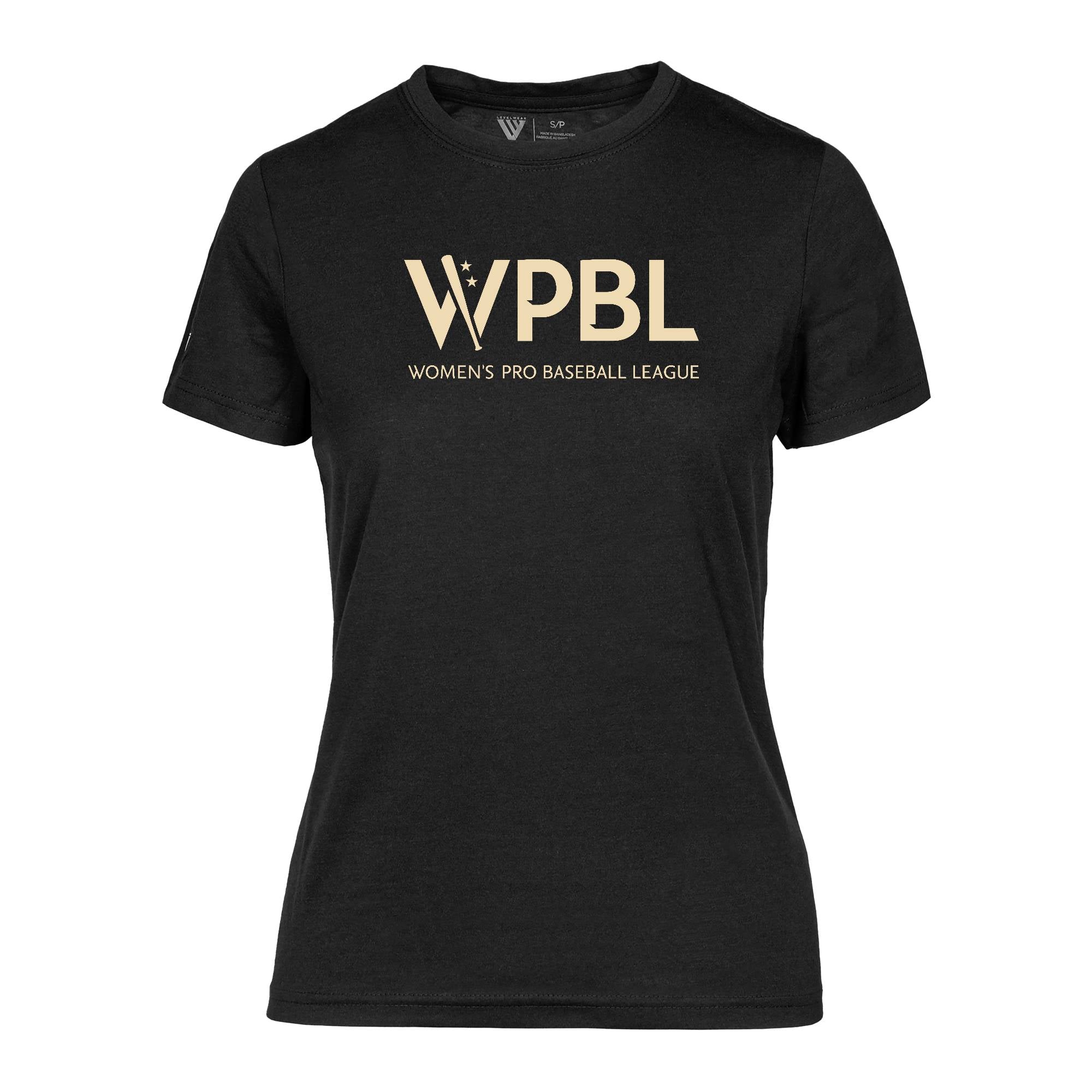 Women's Levelwear Black WPBL T-Shirt