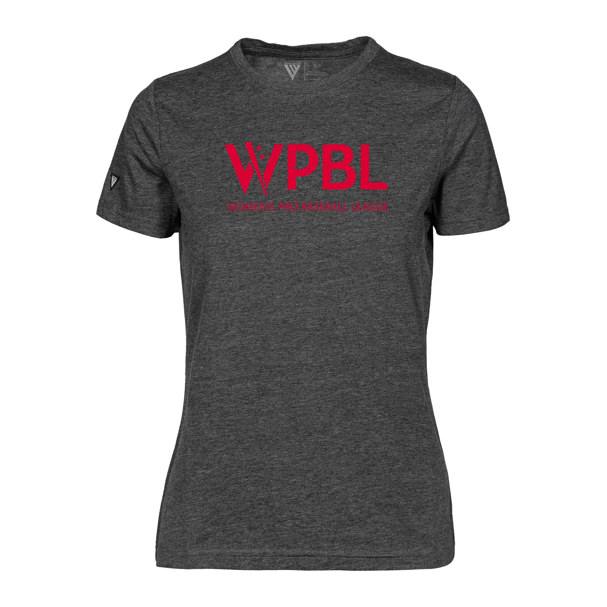 Women's Levelwear Heather Charcoal WPBL T-Shirt