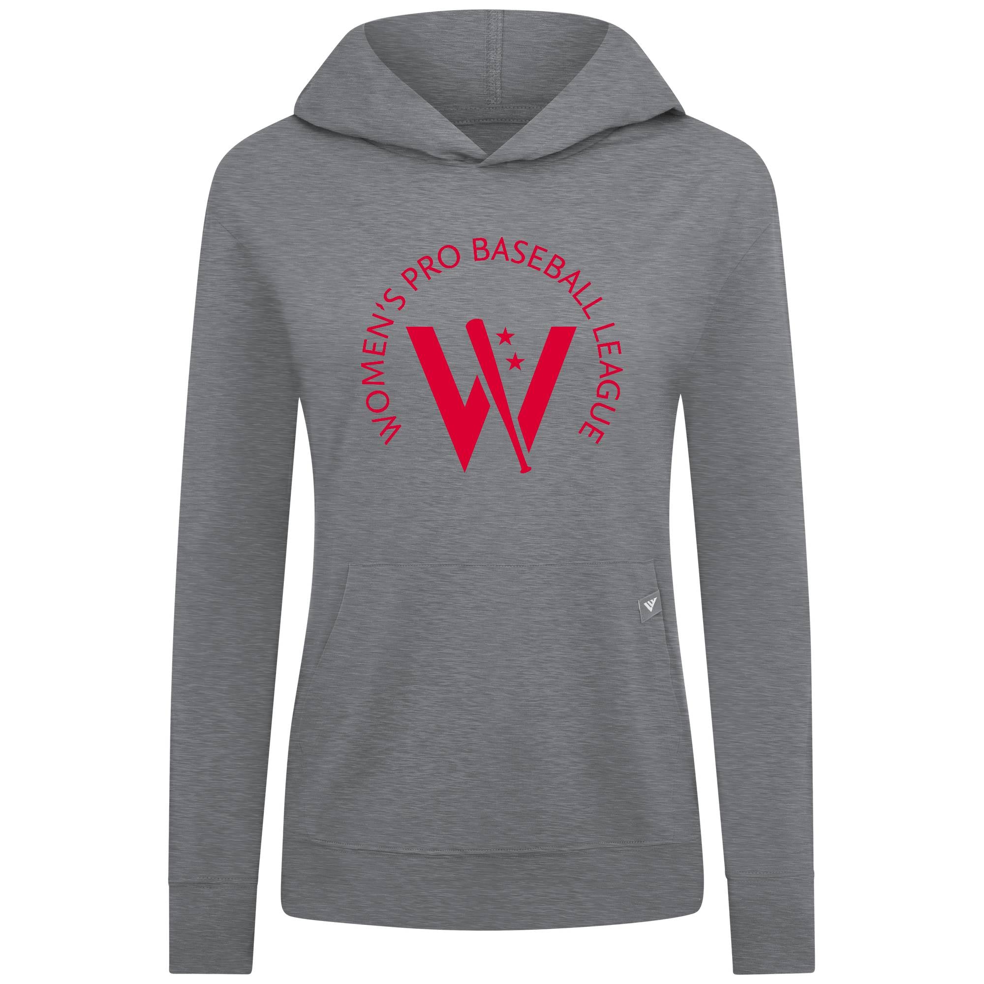 Women's Levelwear Heather Gray WPBL Hooded Shirt