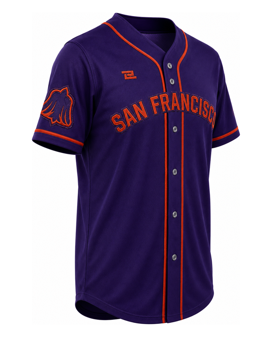 WPBL San Francisco Away Official Full-Button Jersey image 3