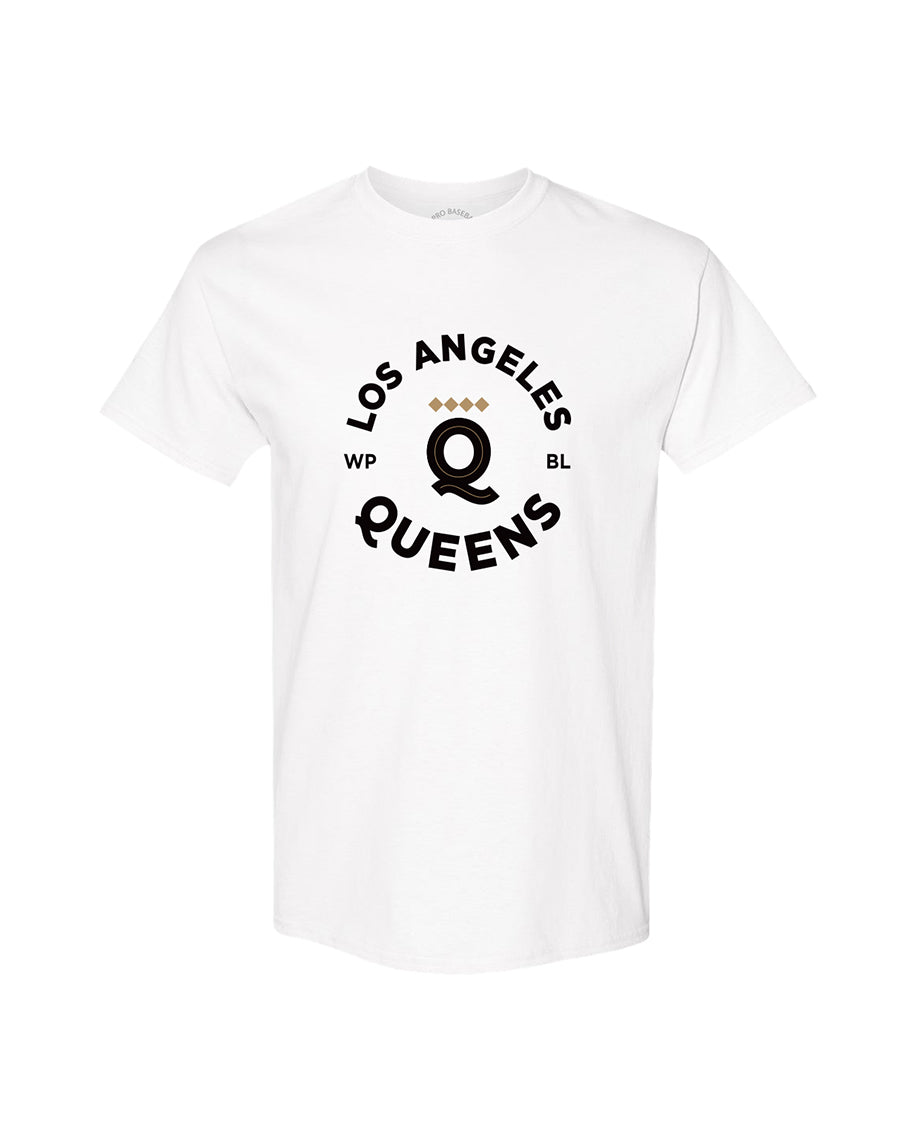 Los Angeles Unisex Roundel T-Shirt - White