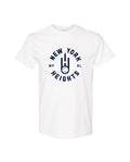 New York Unisex Roundel T-Shirt - White