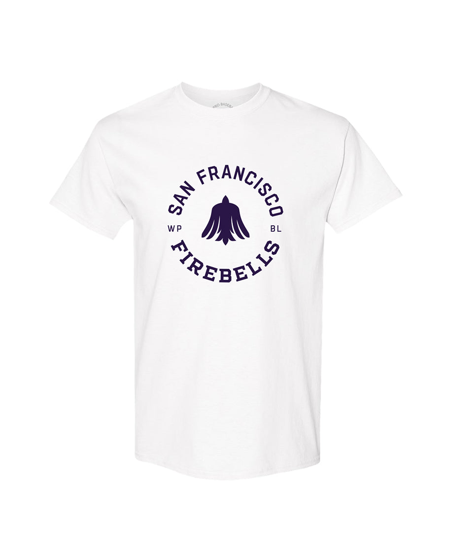 San Francisco Unisex Roundel T-Shirt - White