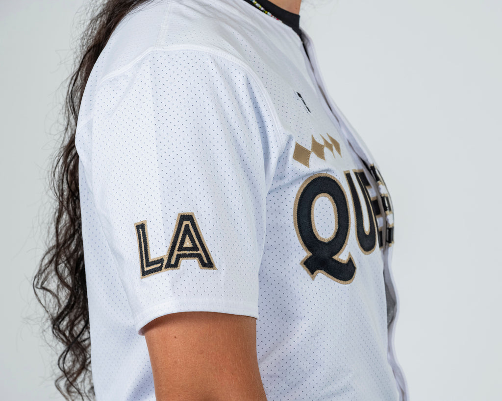 Los Angeles Mo'ne Davis #3 Official On-Field Full-Button Jersey