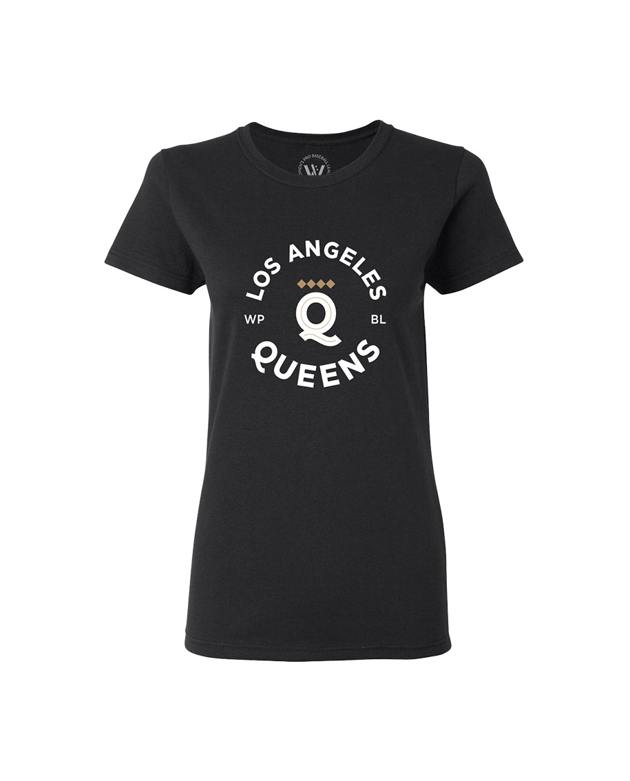 Los Angeles Women's Roundel T-Shirt - Black