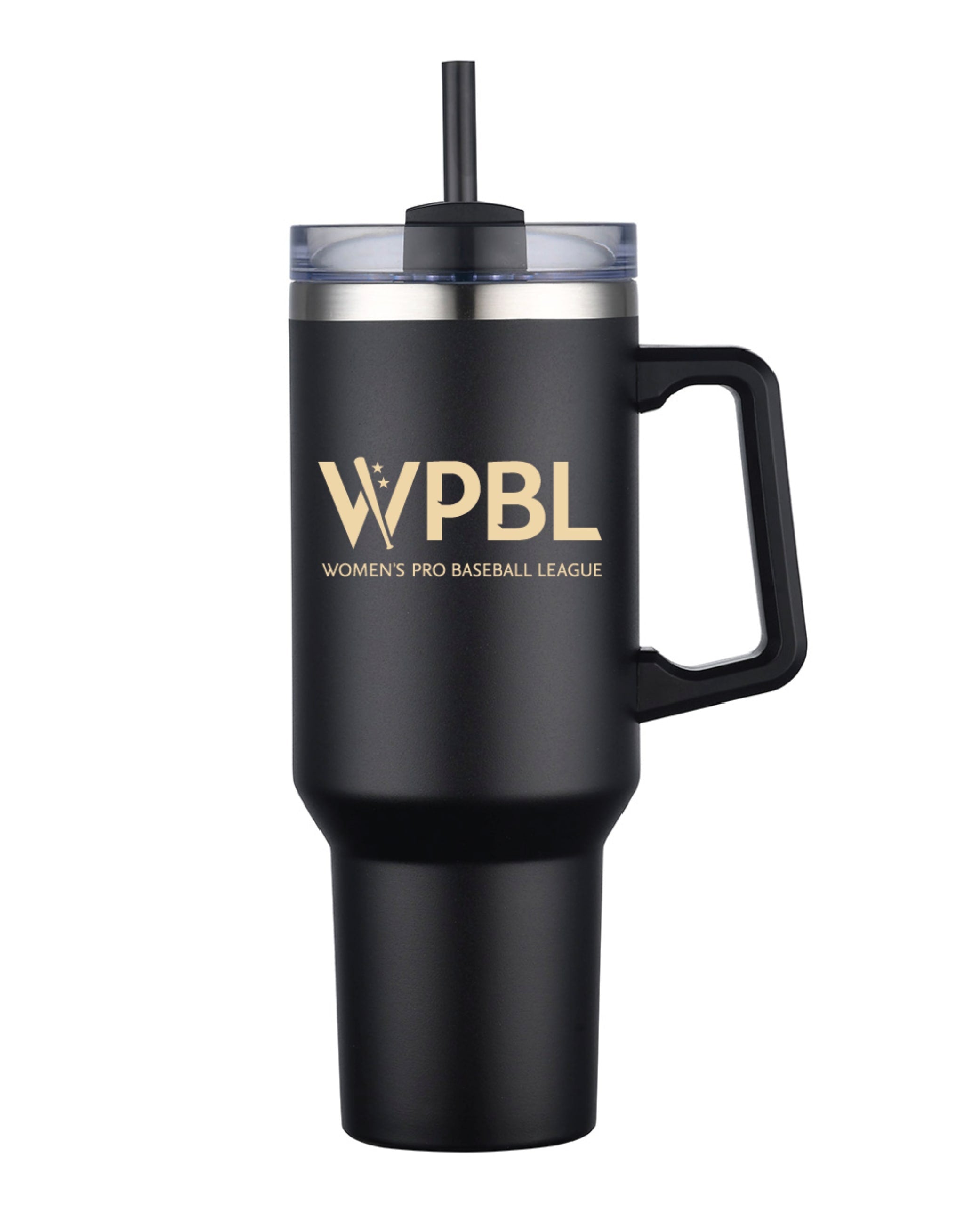 40 oz Vacuum Insulated Travel Mug with Straw