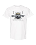 White WPBL 2026 Championship T-shirt, front view