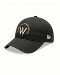 New Era Sand W Logo Black 9TWENTY Cap