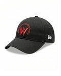 New Era Red W Logo Black 9TWENTY Cap