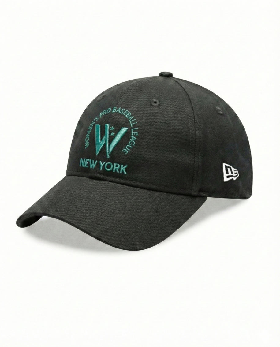New York New Era Black 9TWENTY Cap – Women's Pro Baseball League