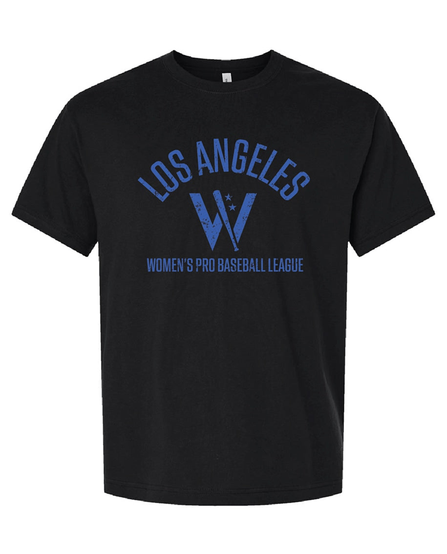 WPBL Los Angeles W Vintage Shirt - Black