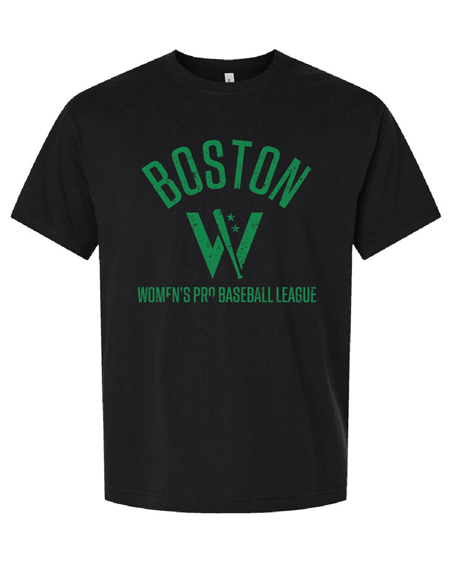 WPBL Boston W Vintage Shirt - Black