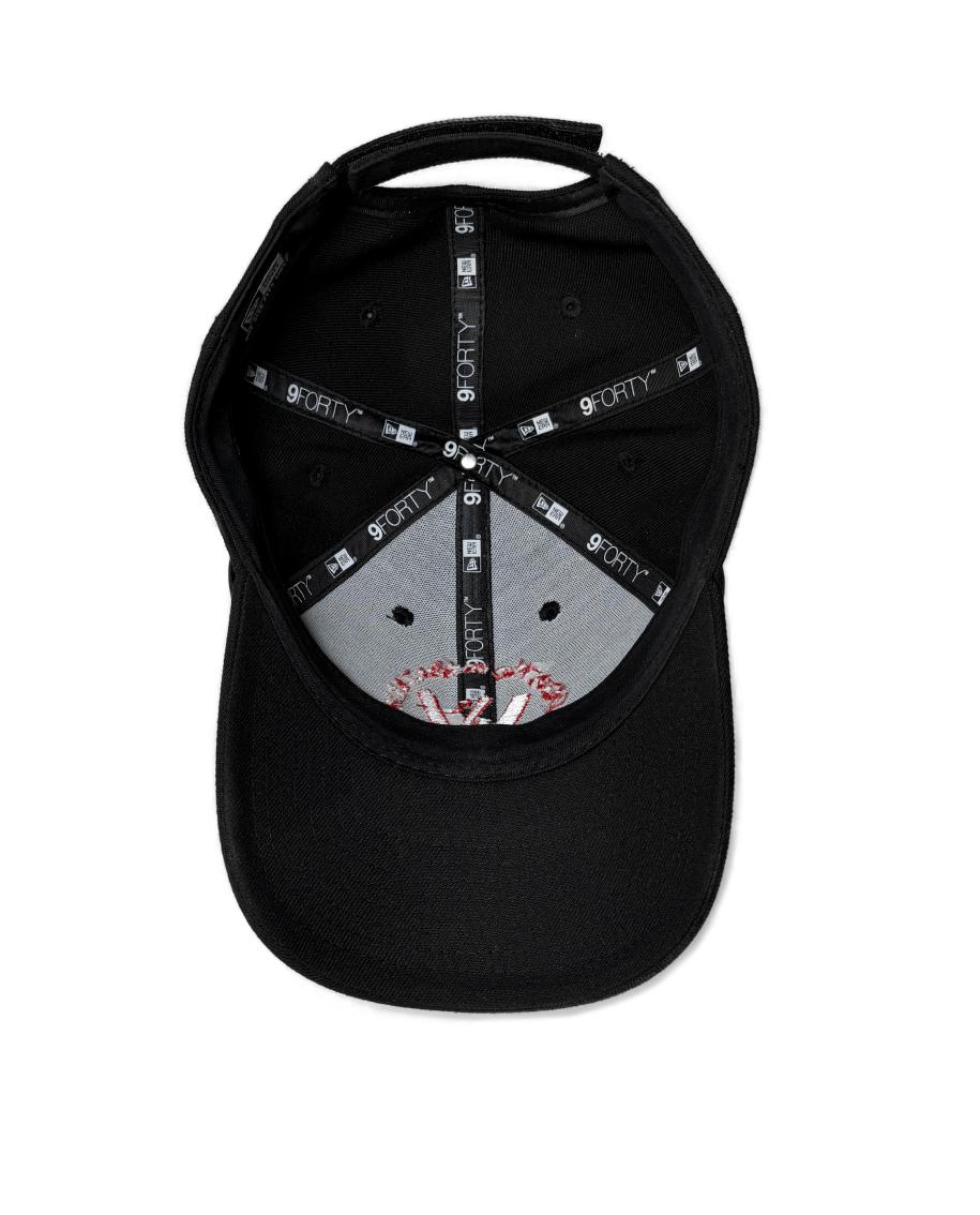 New Era Black 9Forty W Logo Cap