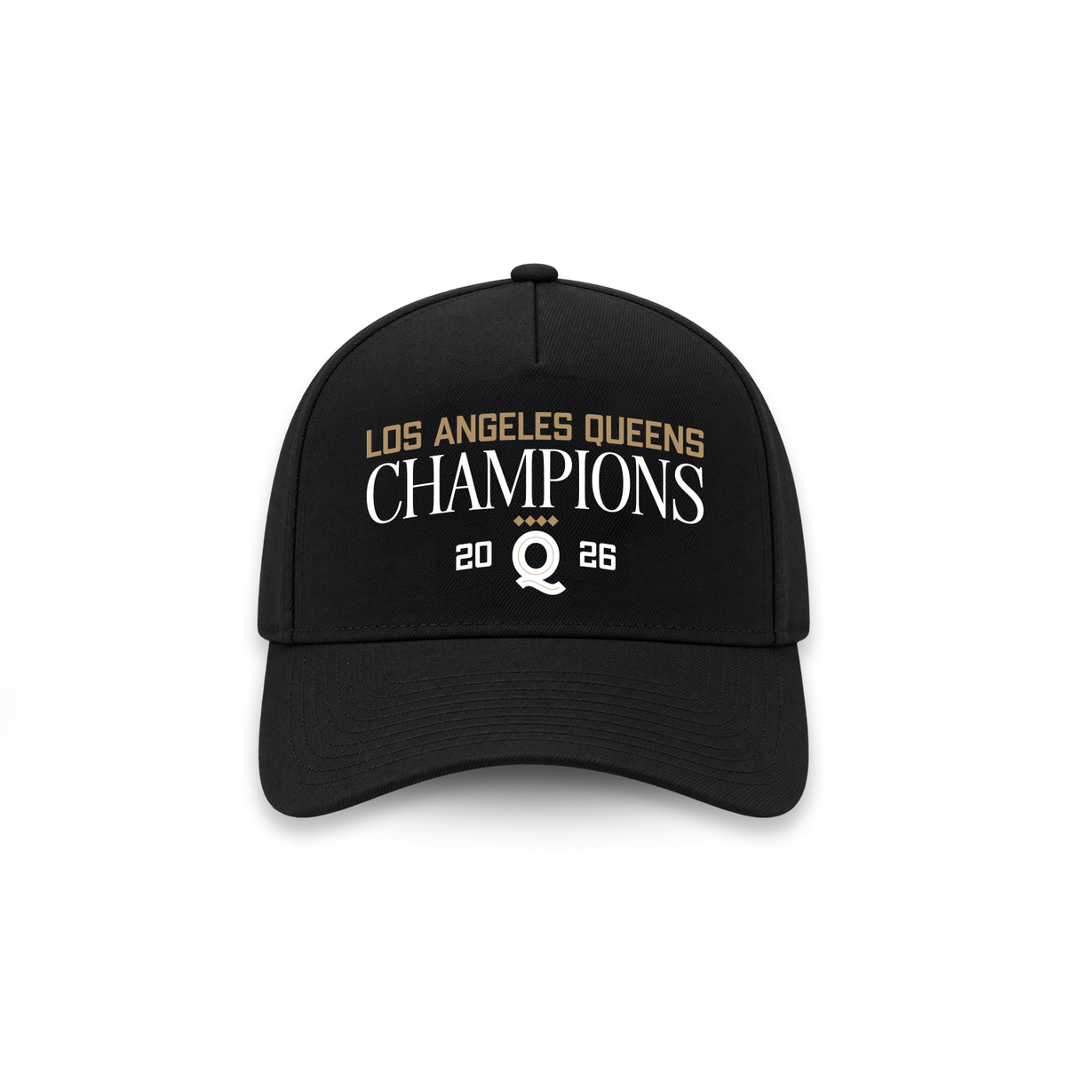 Los Angeles Queens 2026 WPBL Champions Cap, black