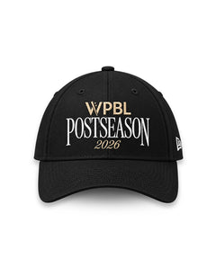 WPBL 2026 Postseason New Era 9TWENTY Black Cap - front view