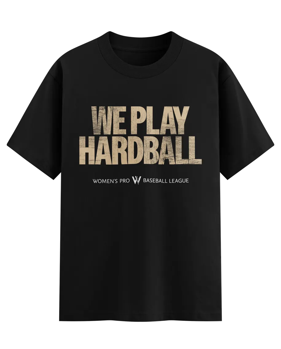 We Play Hardball Shirt - Black